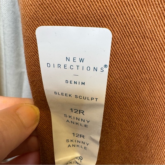 Belk Women's Skinny Pants in Rust - Picture 6 of 11